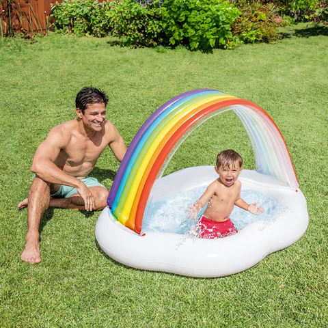 Piscina para Bebés y Niños Arcoiris (1 a 3 años)