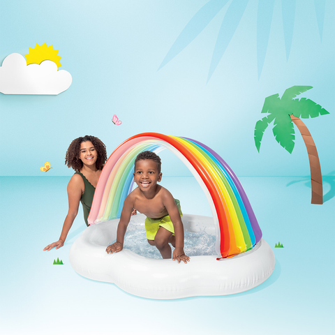 Piscina para Bebés y Niños Arcoiris (1 a 3 años)