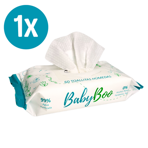 Toallitas Húmedas Ecológica BabyBoo (60 unidades)