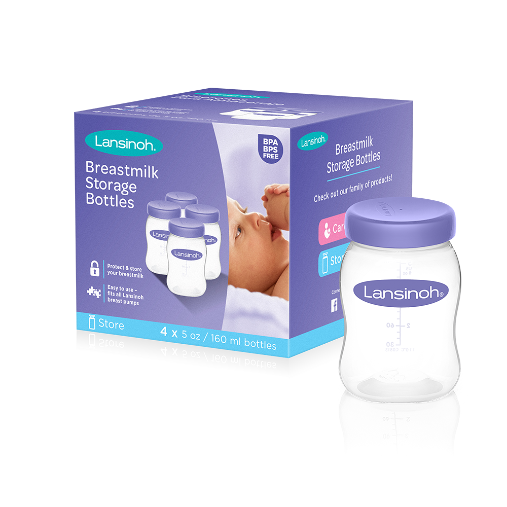 Set 4 Botellas Almacenamiento Leche Materna 180ml | Envío Gratis