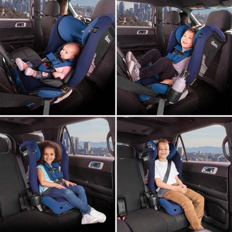 Silla Convertible Diono Radian® 3RXT SafePlus™ - Azul