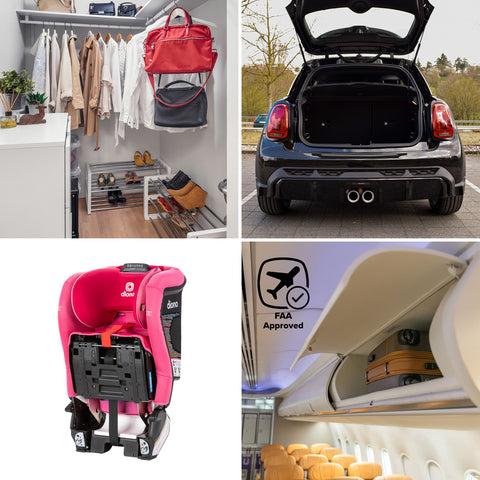 Silla Convertible Diono Radian® 3RXT SafePlus™ - Pink Cotton Candy