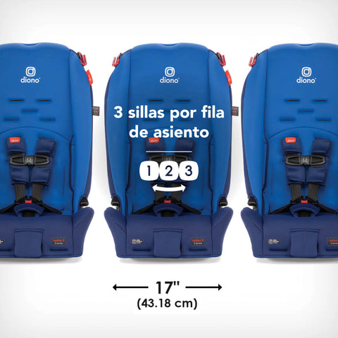 Silla de Auto Convertible Diono Radian® 3R (Azul)