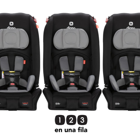Silla de Auto Convertible Diono Radian® 3R Edición Limitada (Tormenta Negra)