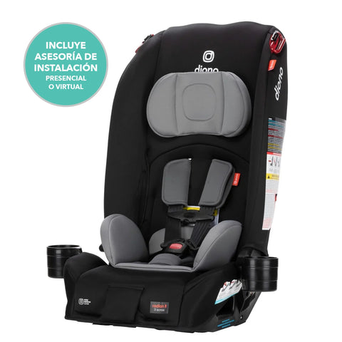 Silla de Auto Convertible Diono Radian® 3R Edición Limitada (Tormenta Negra)