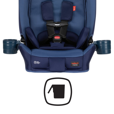 Silla de Auto Convertible Diono Radian® 3R Edición Limitada (Oleada Azul)