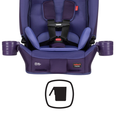 Silla de Auto Convertible Diono Radian® 3R Edición Limitada (Morado Silvestre)