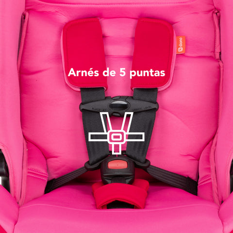 Silla de Auto Convertible Diono Radian® 3R Edición Limitada (Rosado Candy)