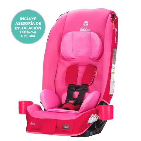 Silla de Auto Convertible Diono Radian® 3R Edición Limitada (Rosado Candy)