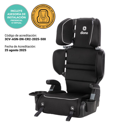 Butaca Connect3® RXT 2-in-1 High-Back Booster - Black Storm