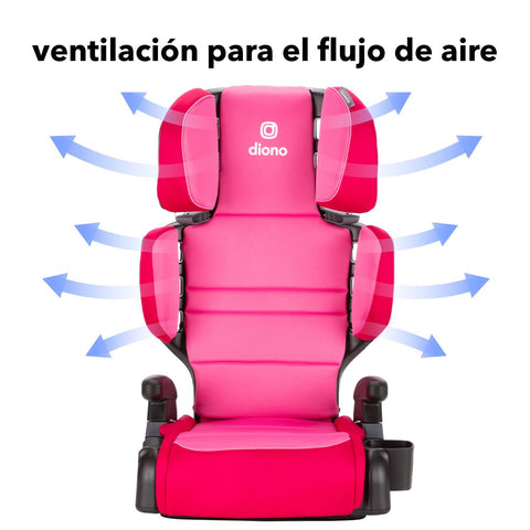 Butaca Connect3® RXT 2-in-1 High-Back Booster - Pink Cotton Candy