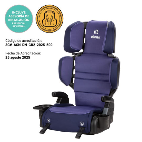 Butaca Connect3® RXT 2-in-1 High-Back Booster - Purple Wildberry