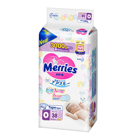 Pañal Merries Jumbo (Velcro)