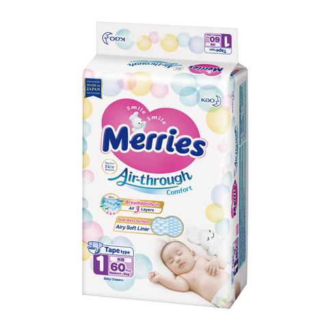 Pañal Merries Jumbo (Velcro)