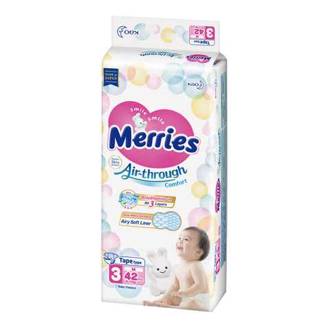 Pañal Merries Jumbo (Velcro)