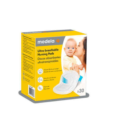 Absorbente de Leche Ultra-transpirable (30 unid)
