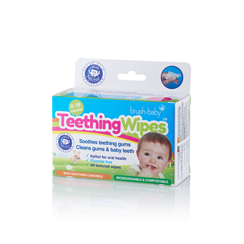 Toallitas Biodegradables para Dentición (20 unidades)