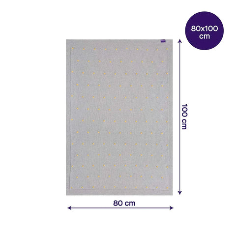 Frazada Pompones (100 cm x 80 cm)