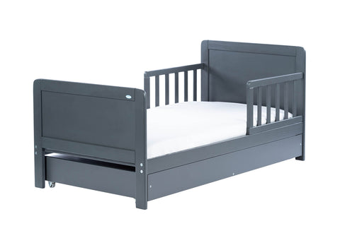 PACK: Cama de Transición Montessori Gris OLEX + Colchón Respirable AeroSleep (140 x 70)