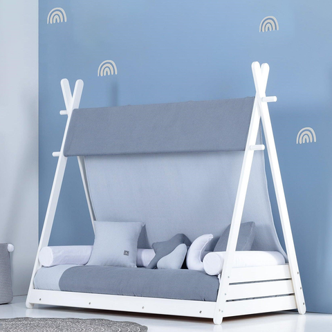 PACK: Cama de Transición Montessori Milo + Colchón Respirable AeroSleep (140 x 70 cm)