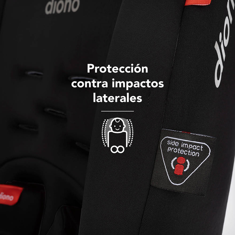 Silla de Auto Convertible Diono Radian® 3R (Negro)