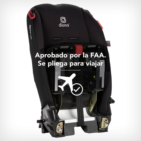 Silla de Auto Convertible Diono Radian® 3R (Negro)