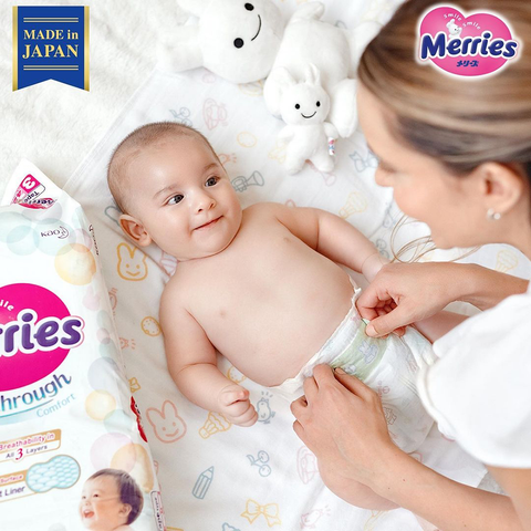 Pañal Merries Jumbo (Velcro)