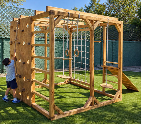 Gimnasio Cúbico XL de Madera para Niños