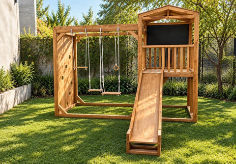 Gimnasio de Madera - Torre Casita con Extensión