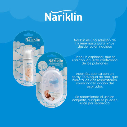 Pack Aspirador Nasal y Spray Higiénico Nariklin
