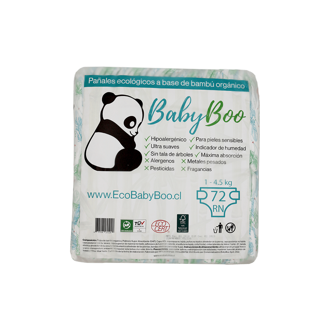 Pañal Ecológico BabyBoo (Velcro)
