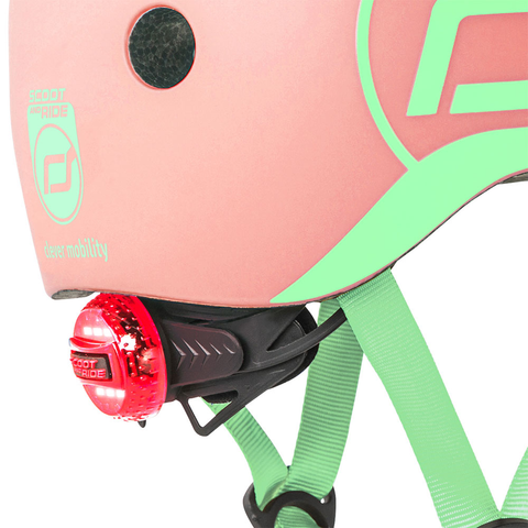 Casco Bicicleta y Scooter Ajustable (Peach)