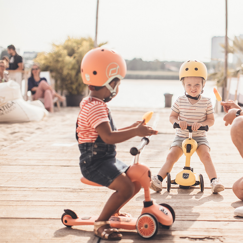 Casco Bicicleta y Scooter Ajustable (Peach)