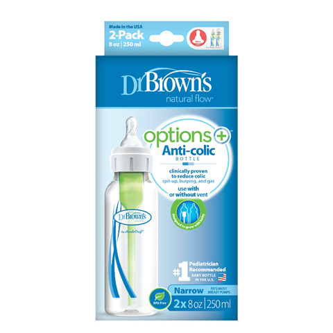 Pack 2 Mamaderas Estándar Options+ (250 ml)