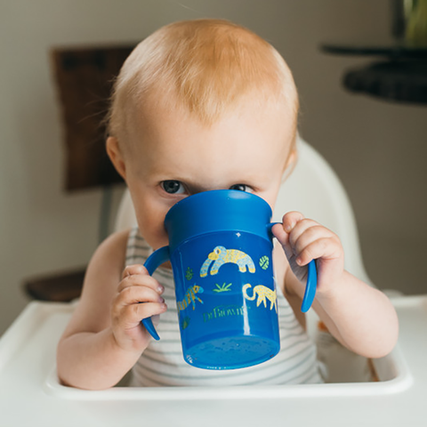Vaso 360° con asas, 200 ml (6M+)