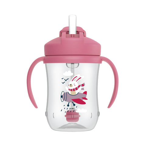 Vaso con asas y pajita 270 ml (6M+)