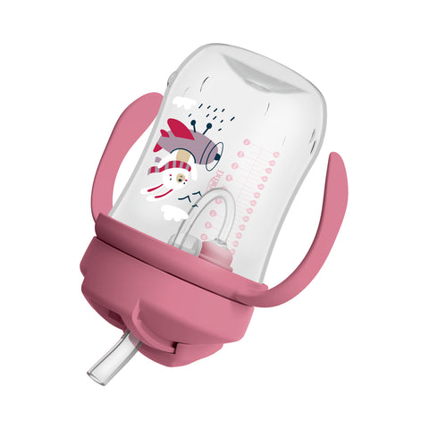 Vaso con asas y pajita 270 ml (6M+)