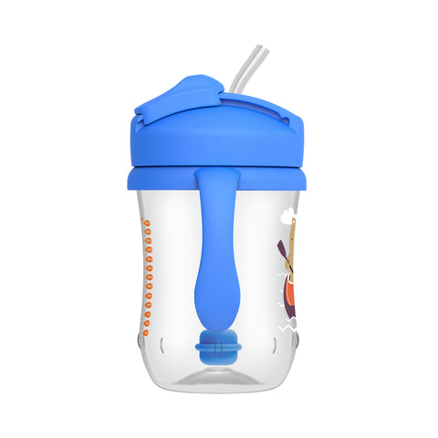 Vaso con asas y pajita 270 ml (6M+)