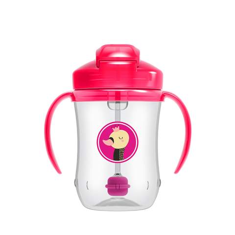 Vaso con asas y pajita 270 ml (6M+)