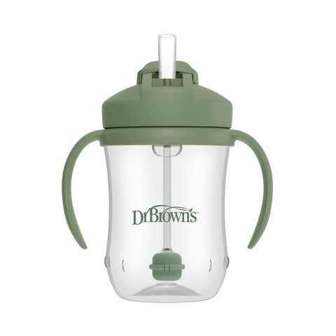 Vaso con asas y pajita 270 ml (6M+)