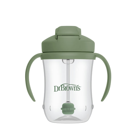 Vaso con asas y pajita 270 ml (6M+)