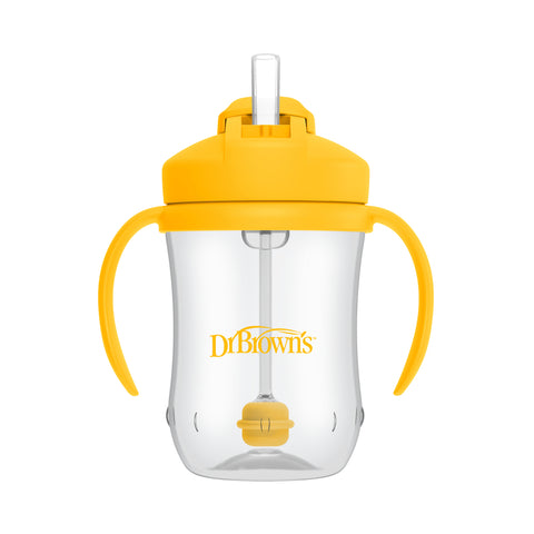 Vaso con asas y pajita 270 ml (6M+)