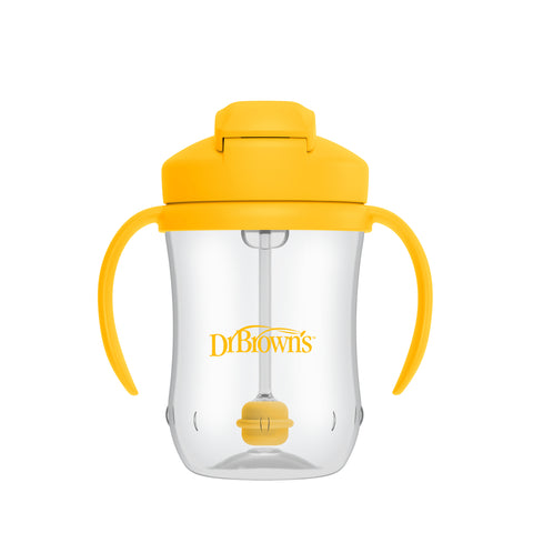 Vaso con asas y pajita 270 ml (6M+)