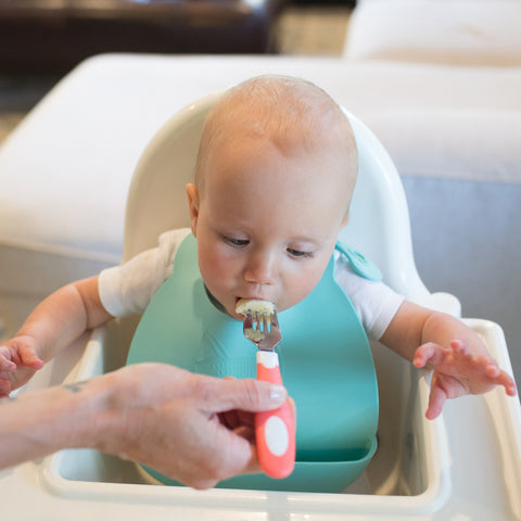 Set Tenedor y Cuchara agarre suave (12M+)