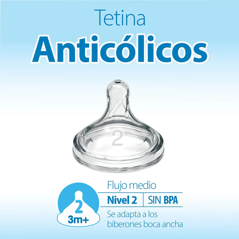 Mamadera Anticólico Boca Ancha Conejo en Globo (330 ml)