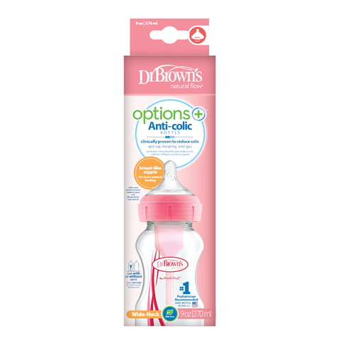 Mamadera Boca Ancha Options+ (270 ml)