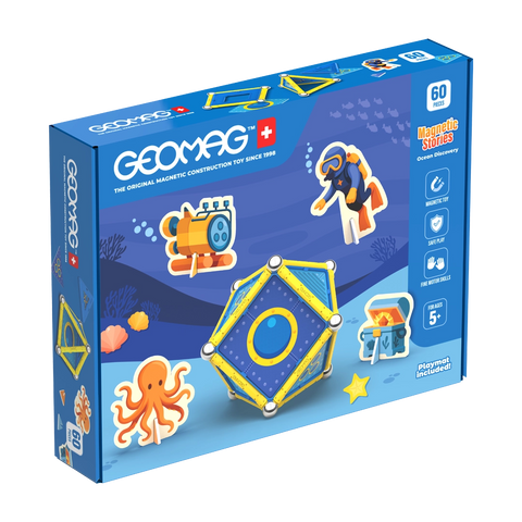 Geomag Oceano 60 piezas - caja frontal