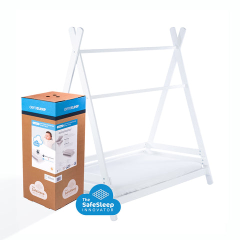 PACK: Cama de Transición Montessori Milo + Colchón Respirable AeroSleep (140 x 70 cm)
