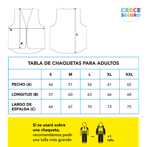 Chaleco Reflectante para Adulto BIG FUN (Full Reflectante)
