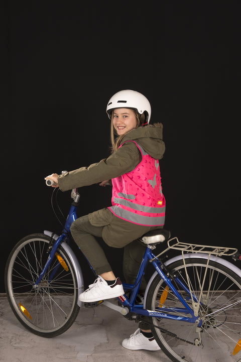 Chaleco Reflectante para Niños NUTTY (Rosado)